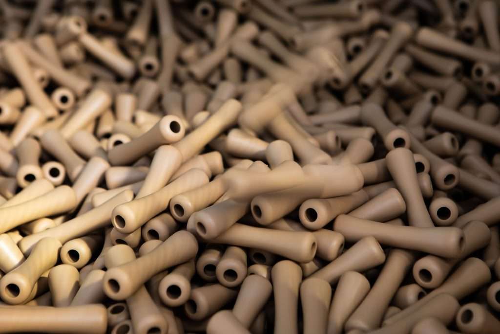 Plastic carrying handles
